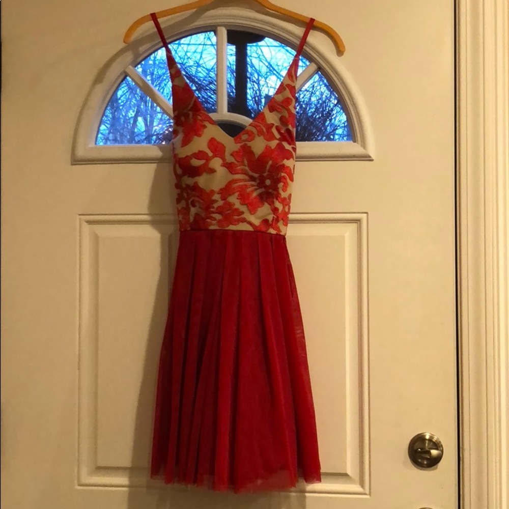 Red dress